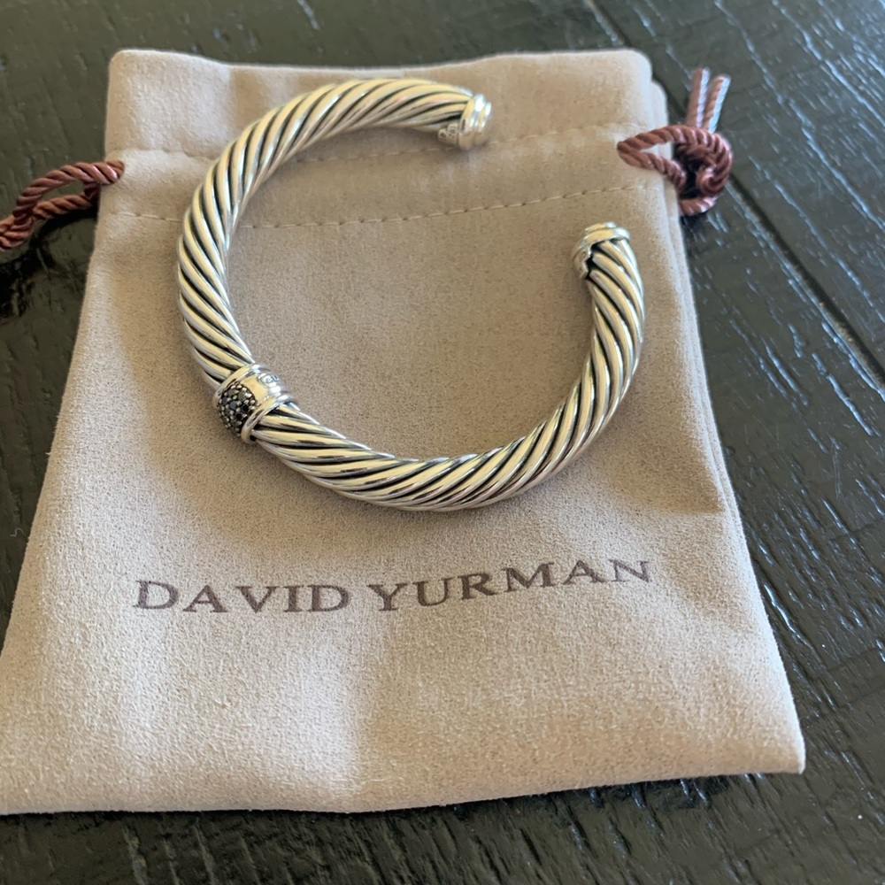 David Yurman Cable Classic with Pave diamonds